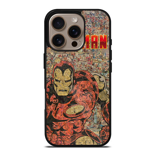 IRON MAN COMIC iPhone 16 Pro Case Cover