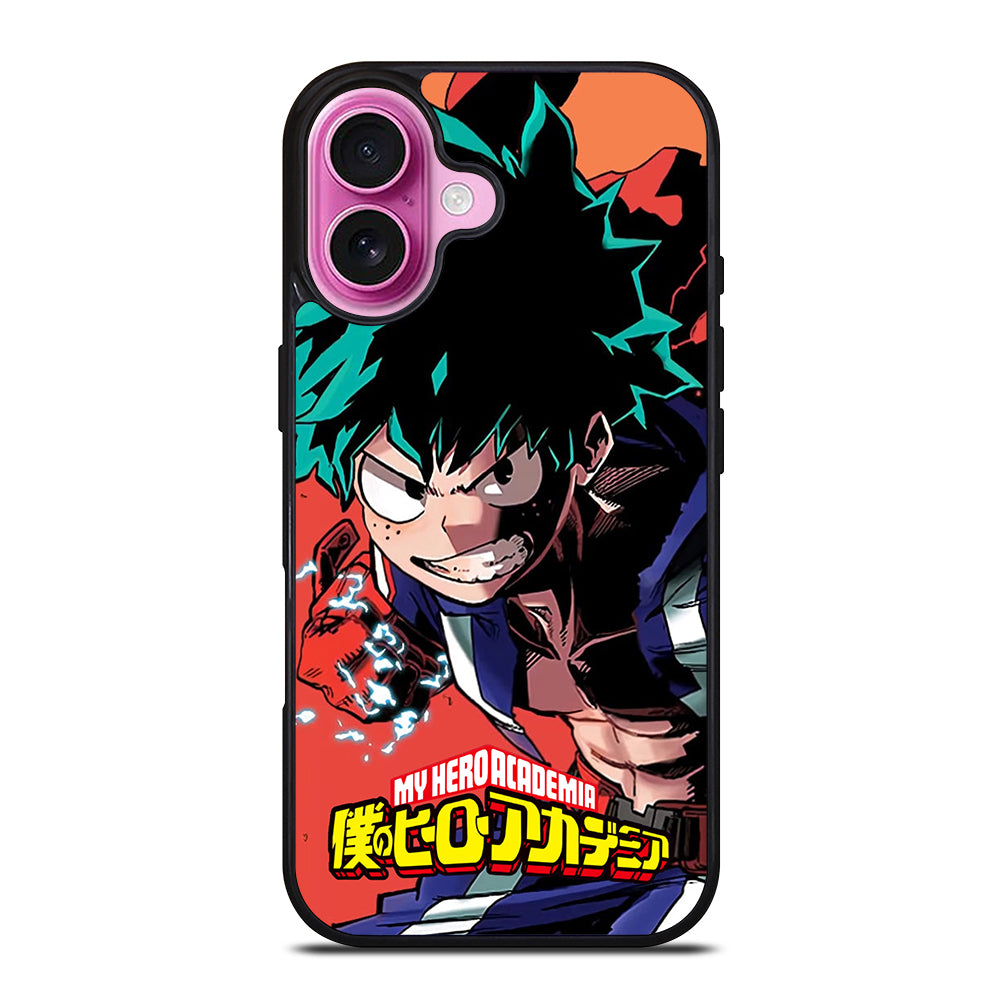 IZUKU MIDORIYA MY HERO ACADEMIA MANGA iPhone 16 Plus Case Cover
