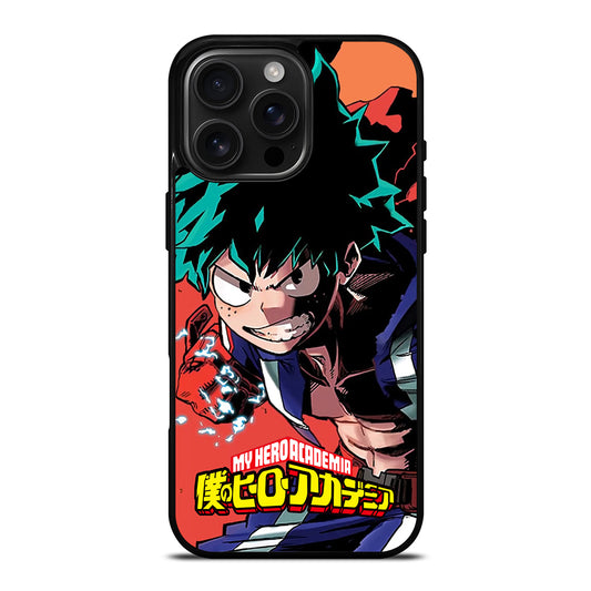 IZUKU MIDORIYA MY HERO ACADEMIA MANGA iPhone 16 Pro Max Case Cover