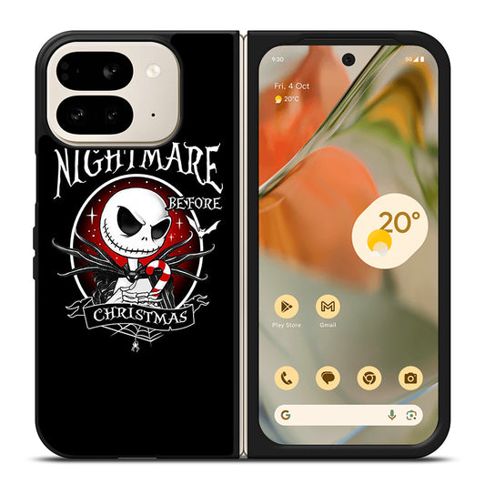 JACK SKELLINGTON NIGHTMARE BEFORE CHRISTMAS BLACK Google Pixel 9 Pro Fold Case Cover