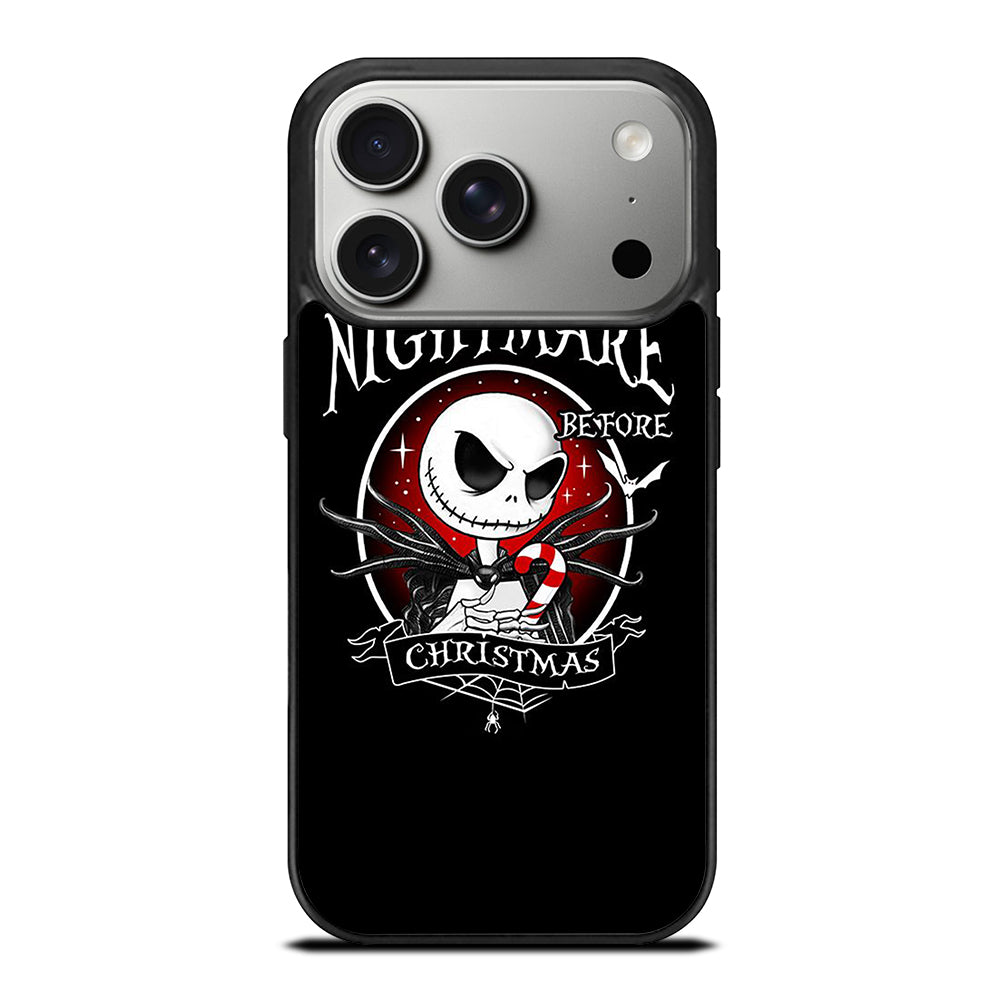 JACK SKELLINGTON NIGHTMARE BEFORE CHRISTMAS BLACK iPhone 17 Pro Case Cover