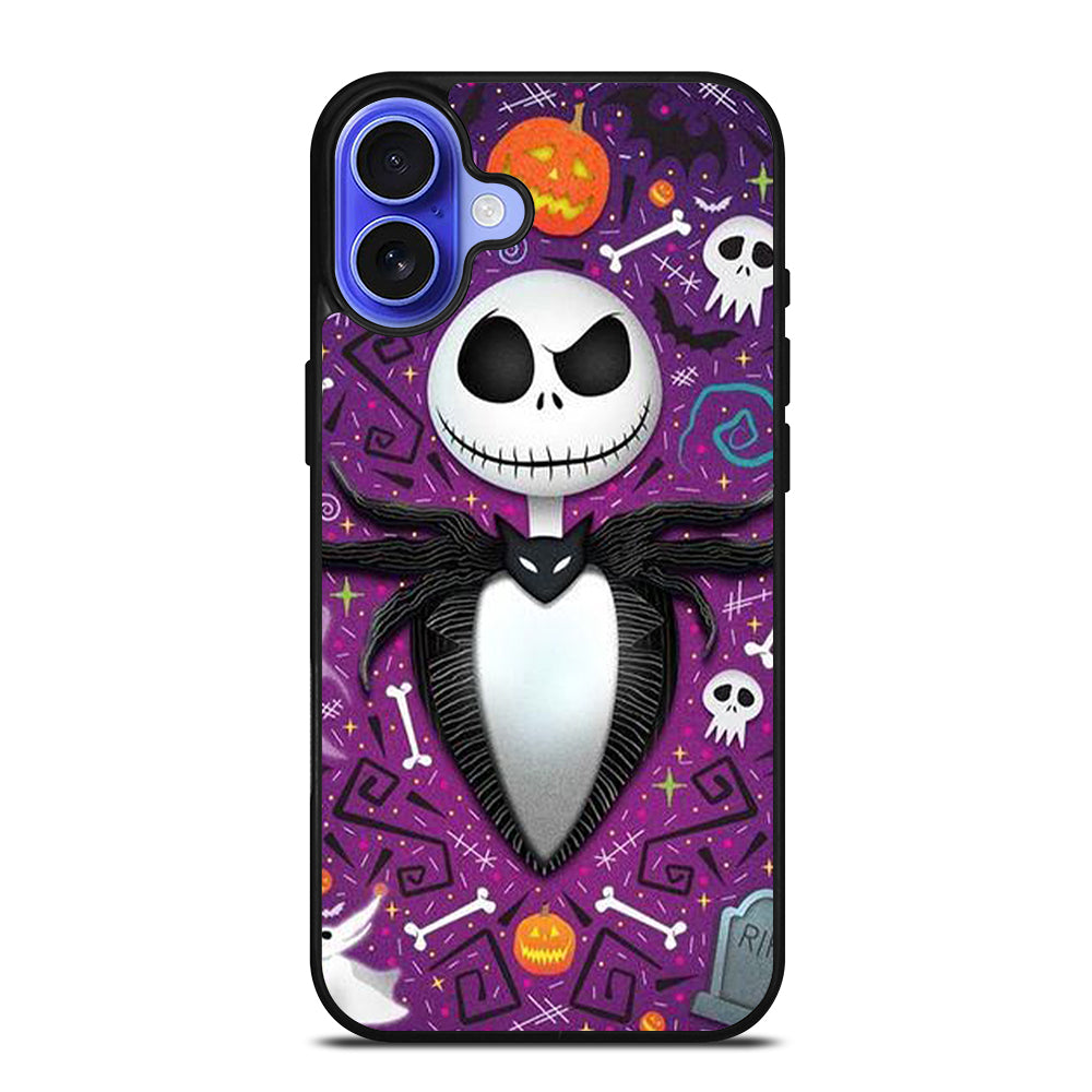 JACK SKELLINGTON NIGHTMARE BEFORE CHRISTMAS CARTOON iPhone 16 Case Cover