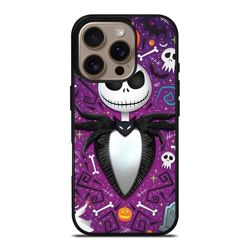 JACK SKELLINGTON NIGHTMARE BEFORE CHRISTMAS CARTOON iPhone 16 Pro Case Cover