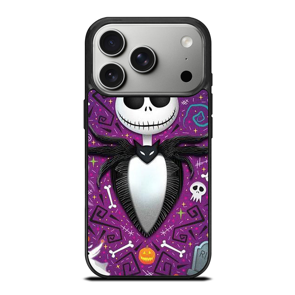 JACK SKELLINGTON NIGHTMARE BEFORE CHRISTMAS CARTOON iPhone 17 Pro Case Cover