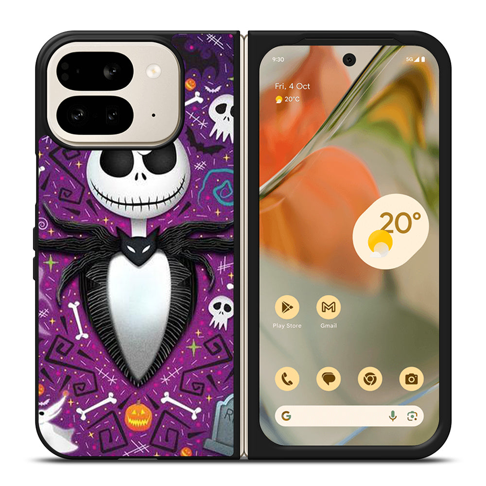 JACK SKELLINGTON NIGHTMARE BEFORE CHRISTMAS CARTOON Google Pixel 9 Pro Fold Case Cover