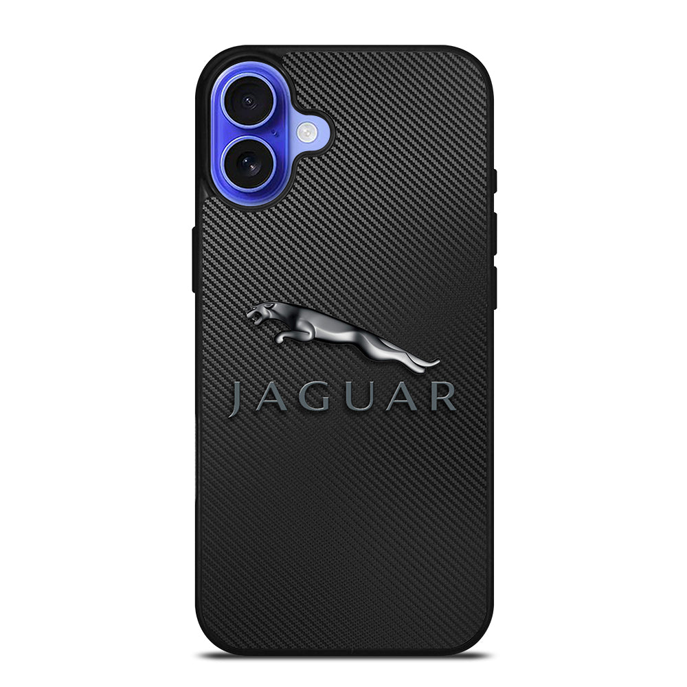 JAGUAR LOGO CARBON 2 iPhone 16 Case Cover