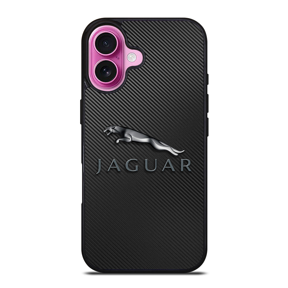 JAGUAR LOGO CARBON 2 iPhone 16 Plus Case Cover