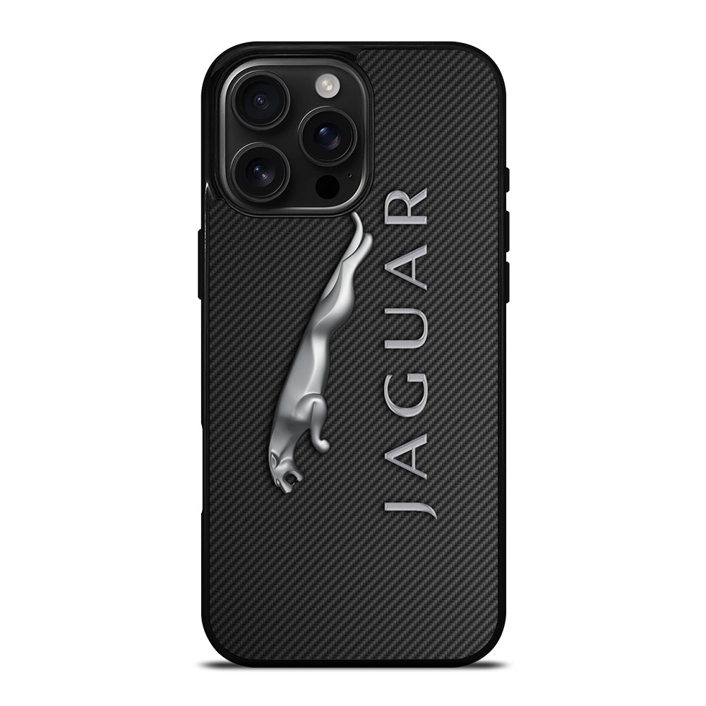 JAGUAR LOGO CARBON iPhone 16 Pro Max Case Cover