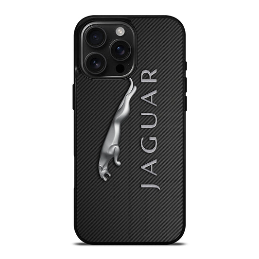 JAGUAR LOGO CARBON iPhone 16 Pro Max Case Cover