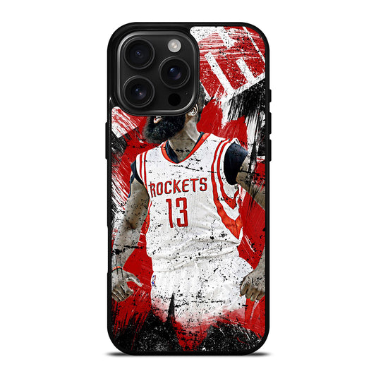 JAMES HARDEN 13 HOUSTON ROCKETS 1 iPhone 16 Pro Max Case Cover
