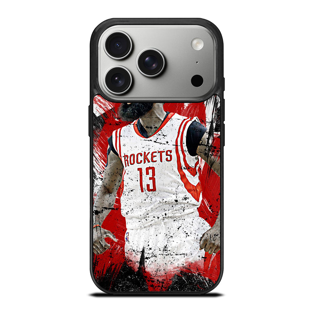 JAMES HARDEN 13 HOUSTON ROCKETS 1 iPhone 17 Pro Case Cover