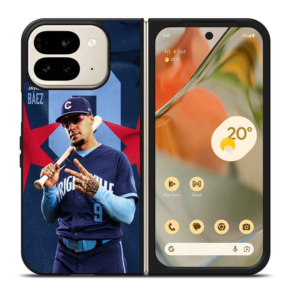 JAVIER BAEZ CHICAGO CUBS MLB 2 Google Pixel 9 Pro Fold Case Cover