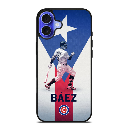 JAVIER BAEZ CHICAGO CUBS MLB 3 iPhone 16 Case Cover