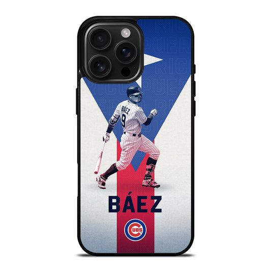 JAVIER BAEZ CHICAGO CUBS MLB 3 iPhone 16 Pro Max Case Cover