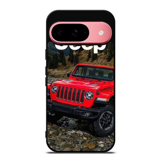 JEEP RED CAR Google Pixel 9 Case Cover