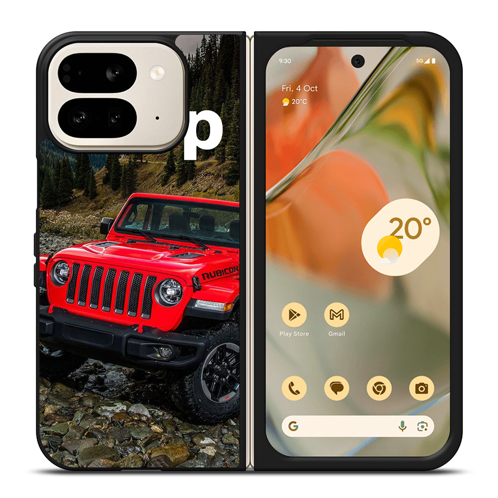 JEEP RED CAR Google Pixel 9 Pro Fold Case Cover