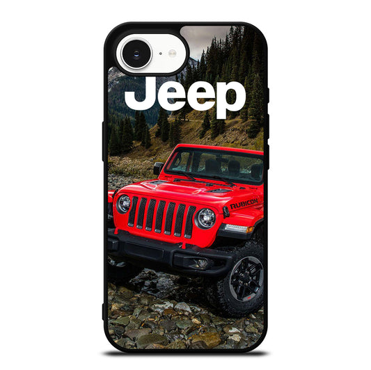 JEEP RED CAR iPhone 16e Case Cover