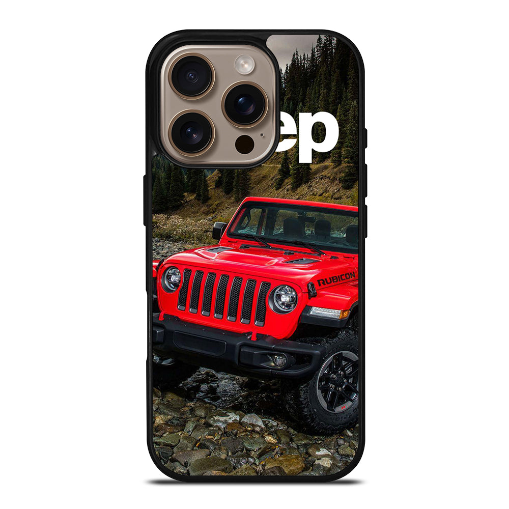 JEEP RED CAR iPhone 16 Pro Case Cover