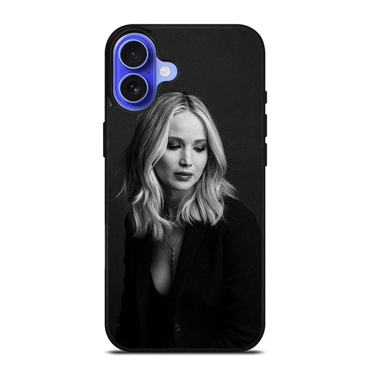 JENNIFER LAWRENCE BLACK iPhone 16 Case Cover