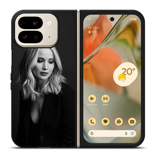 JENNIFER LAWRENCE BLACK Google Pixel 9 Pro Fold Case Cover