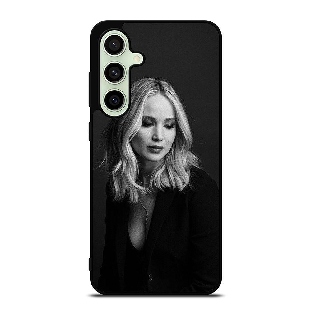 JENNIFER LAWRENCE BLACK Samsung Galaxy S24 FE Case Cover