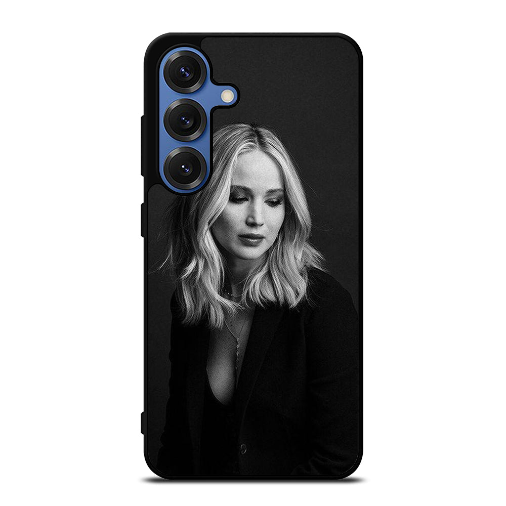 JENNIFER LAWRENCE BLACK Samsung Galaxy S25 Case Cover