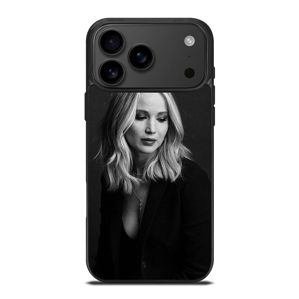 JENNIFER LAWRENCE BLACK iPhone 17 Pro Max Case Cover