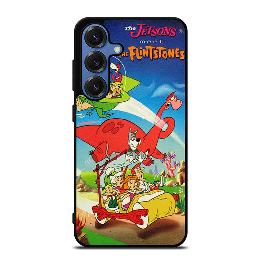 JETSONS MEET FLINTSTONES CARTOON 1 Samsung Galaxy S25 Case Cover