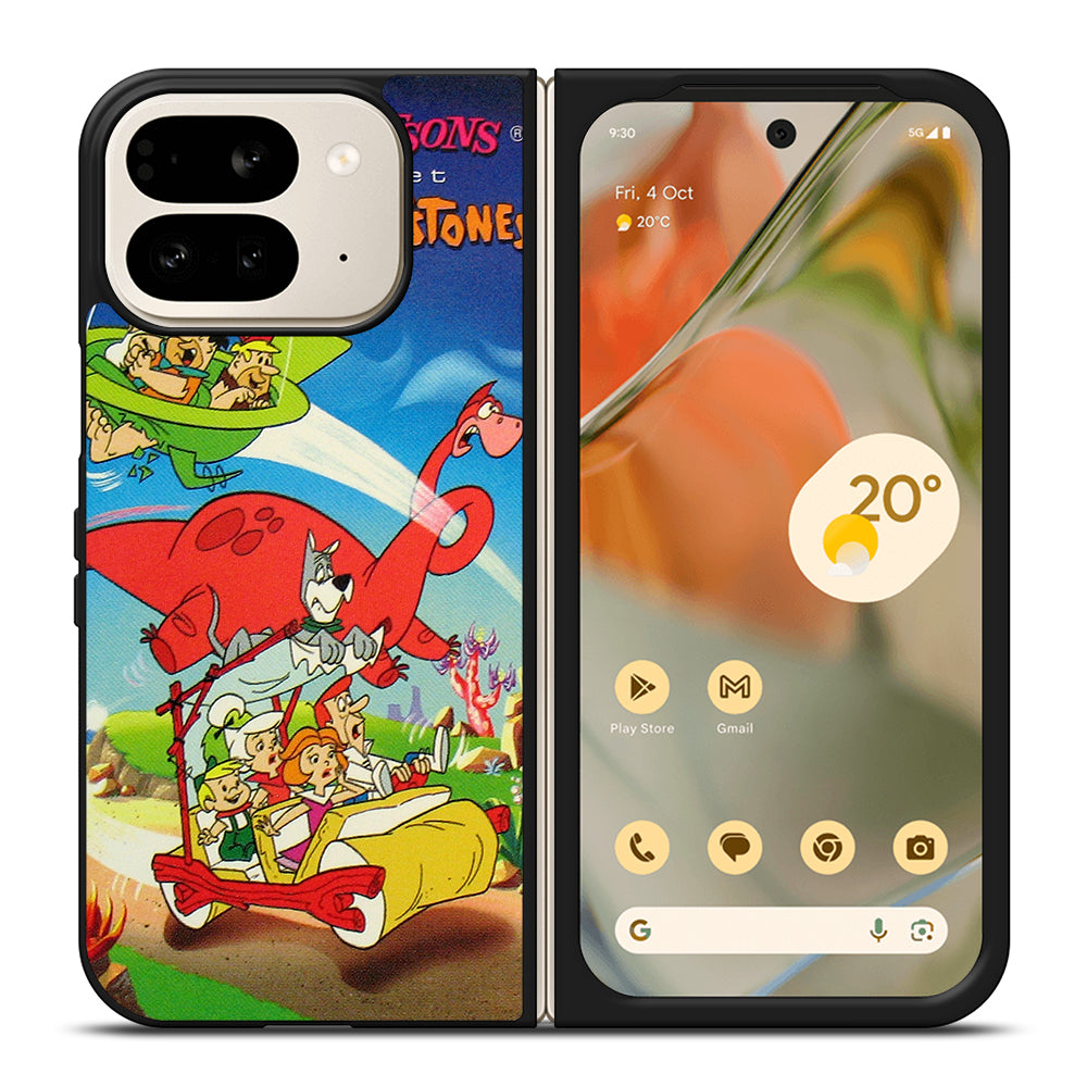 JETSONS MEET FLINTSTONES CARTOON 1 Google Pixel 9 Pro Fold Case Cover