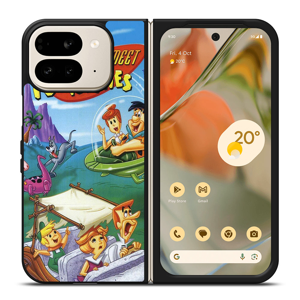 JETSONS MEET FLINTSTONES CARTOON 2 Google Pixel 9 Pro Fold Case Cover