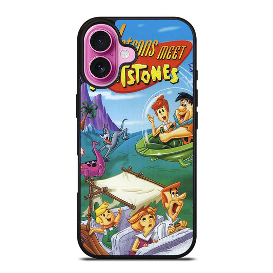 JETSONS MEET FLINTSTONES CARTOON 2 iPhone 16 Plus Case Cover