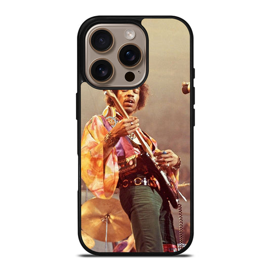 JIMI HENDRIX AND GUITAR iPhone 16 Pro Case Cover