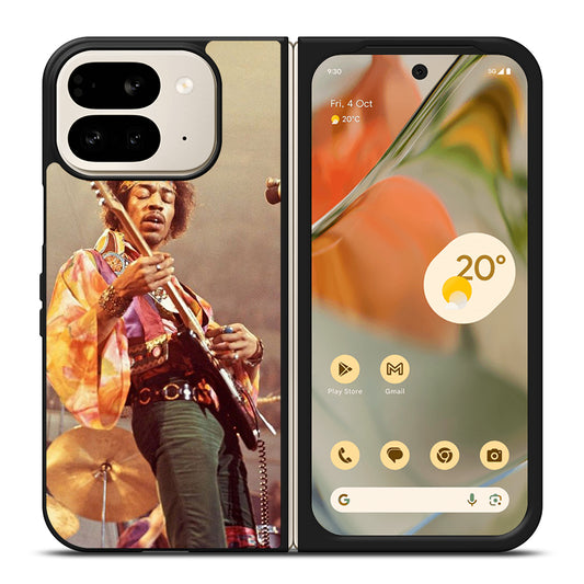 JIMI HENDRIX AND GUITAR Google Pixel 9 Pro Fold Case Cover