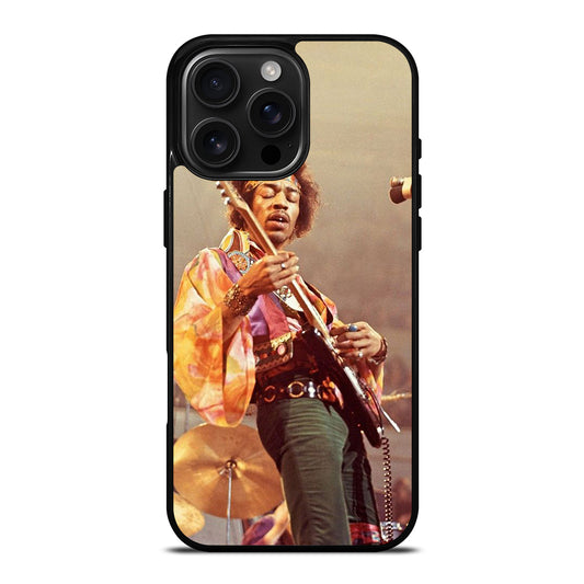 JIMI HENDRIX AND GUITAR iPhone 16 Pro Max Case Cover