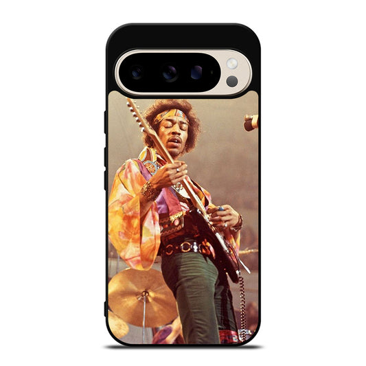 JIMI HENDRIX AND GUITAR Google Pixel 9 Pro Case Cover