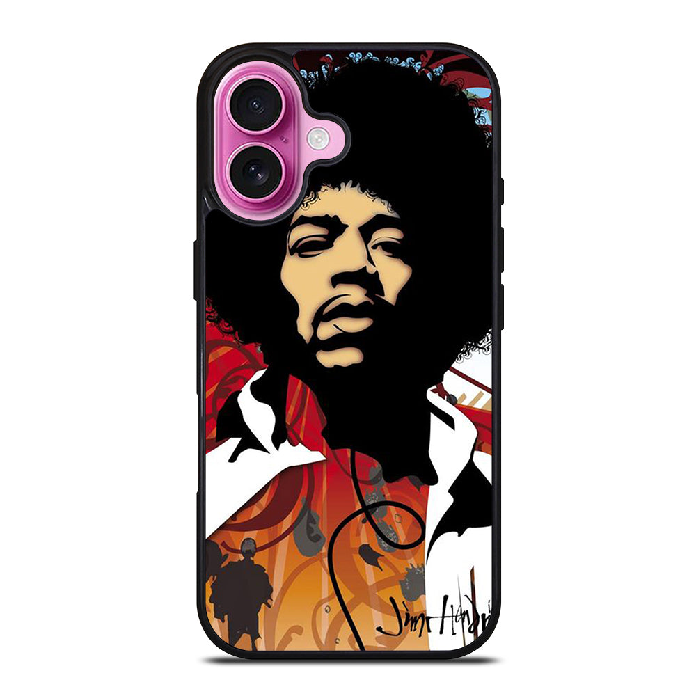 JIMI HENDRIX ART iPhone 16 Plus Case Cover