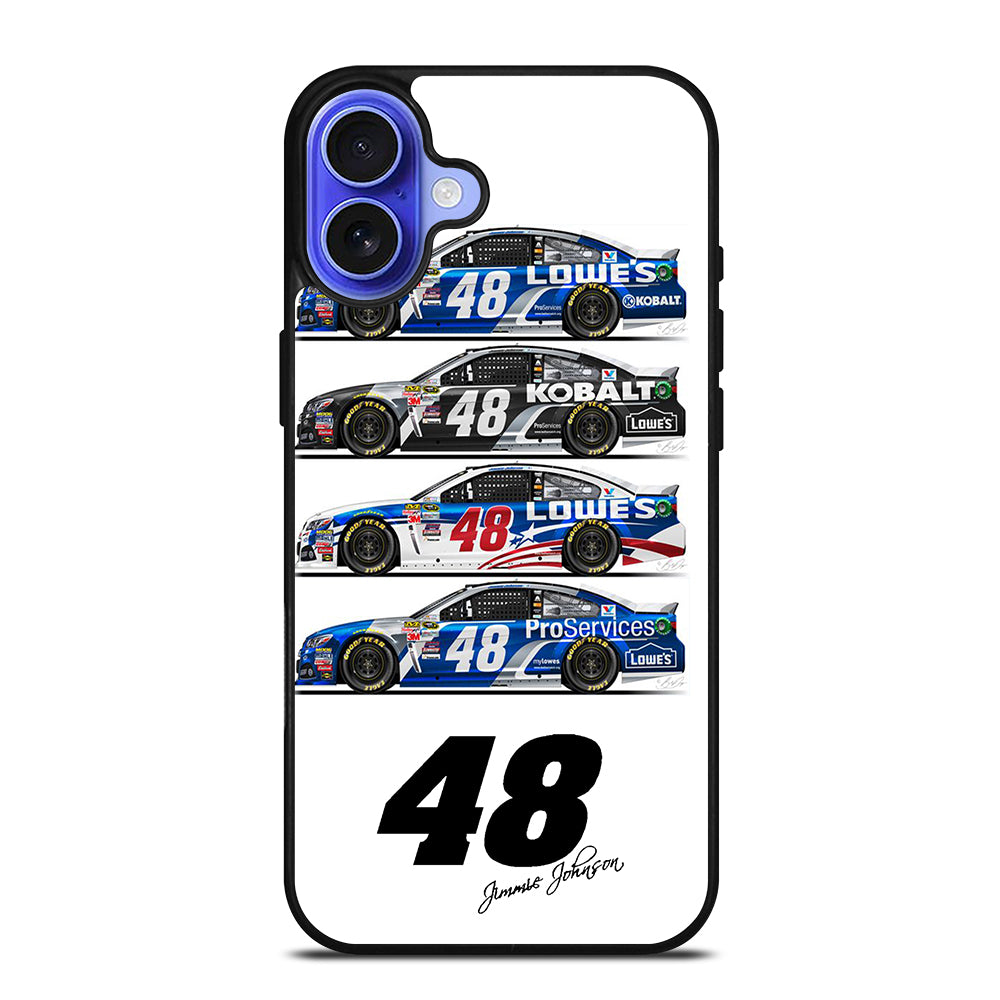 JIMMIE JOHNSON NASCAR ALL CAR iPhone 16 Case Cover