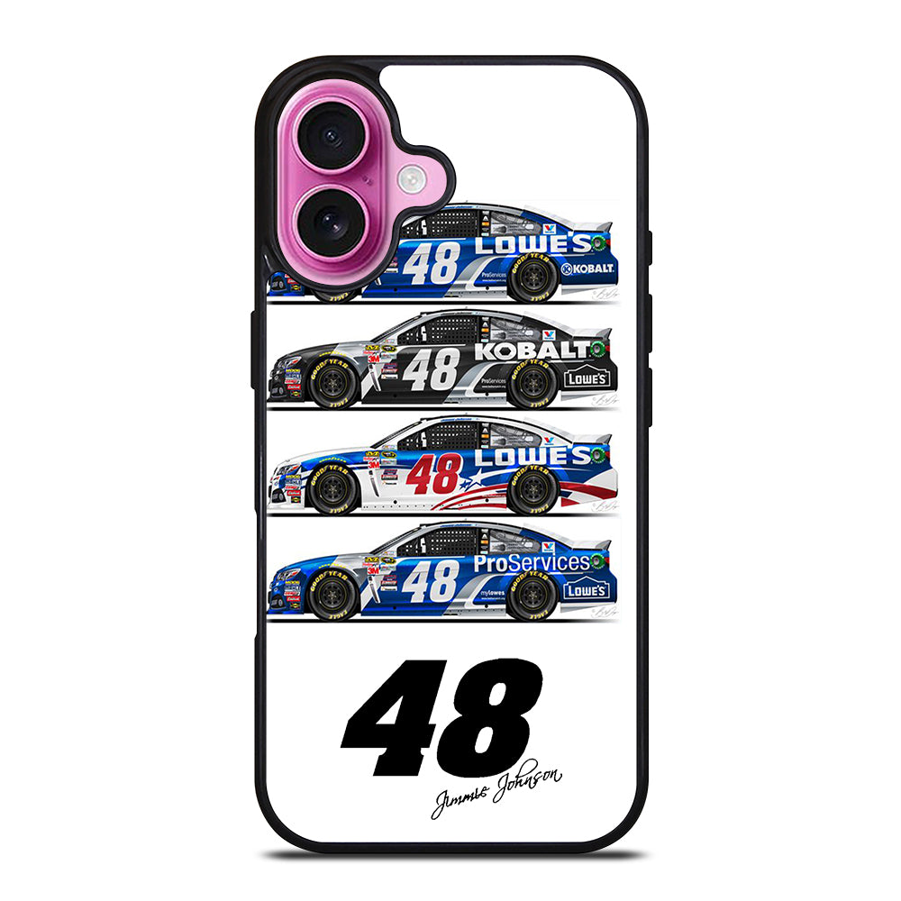 JIMMIE JOHNSON NASCAR ALL CAR iPhone 16 Plus Case Cover