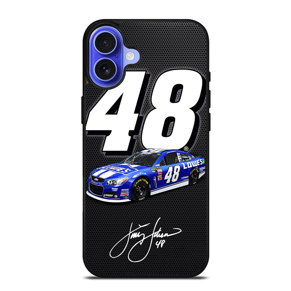 JIMMIE JOHNSON NASCAR SIGNATURE iPhone 16 Case Cover