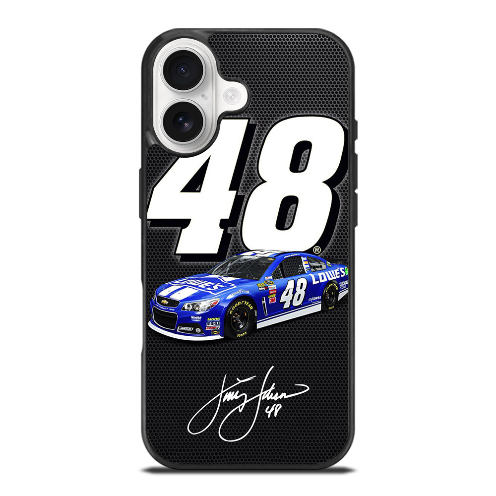 JIMMIE JOHNSON NASCAR SIGNATURE iPhone 17 Case Cover