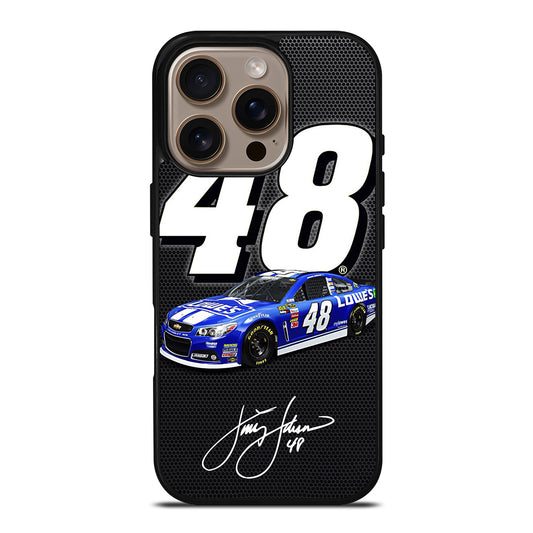 JIMMIE JOHNSON NASCAR SIGNATURE iPhone 16 Pro Case Cover