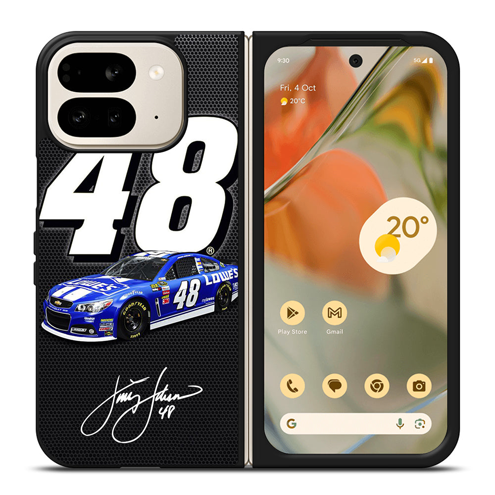 JIMMIE JOHNSON NASCAR SIGNATURE Google Pixel 9 Pro Fold Case Cover