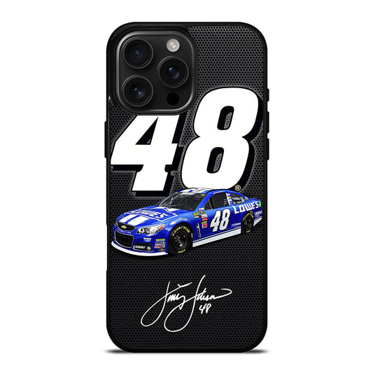 JIMMIE JOHNSON NASCAR SIGNATURE iPhone 16 Pro Max Case Cover