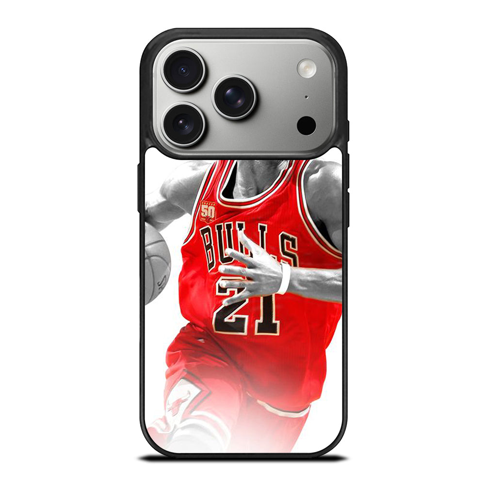 JIMMY BUTLER CHICAGO BULLS BASKETBALL iPhone 17 Pro Case Cover