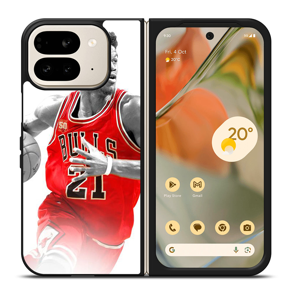 JIMMY BUTLER CHICAGO BULLS BASKETBALL Google Pixel 9 Pro Fold Case Cover