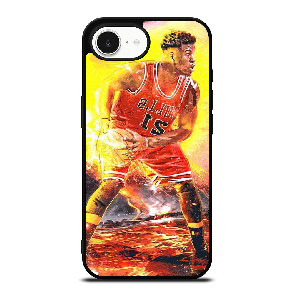 JIMMY BUTLER FLAME CHICAGO BULLS iPhone 16e Case Cover