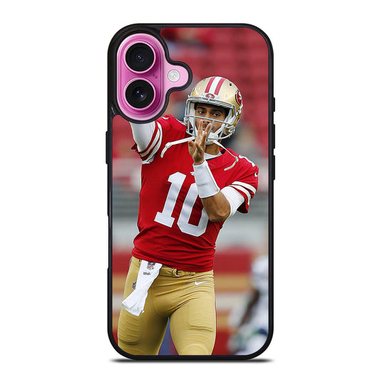 JIMMY GAROPPOLO 49ERS FOOTBALL iPhone 16 Plus Case Cover