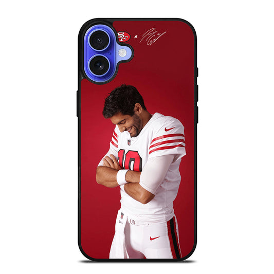 JIMMY GAROPPOLO 49ERS SIGNATURE iPhone 16 Case Cover