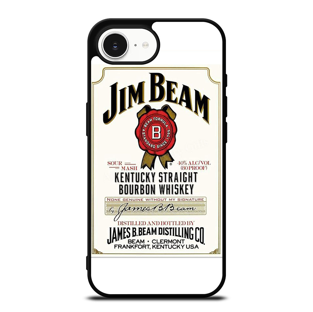 JIM BEAM BOURBON WHISKEY LABEL iPhone 16e Case Cover