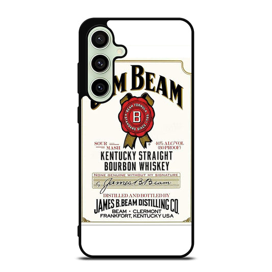 JIM BEAM BOURBON WHISKEY LABEL Samsung Galaxy S24 FE Case Cover